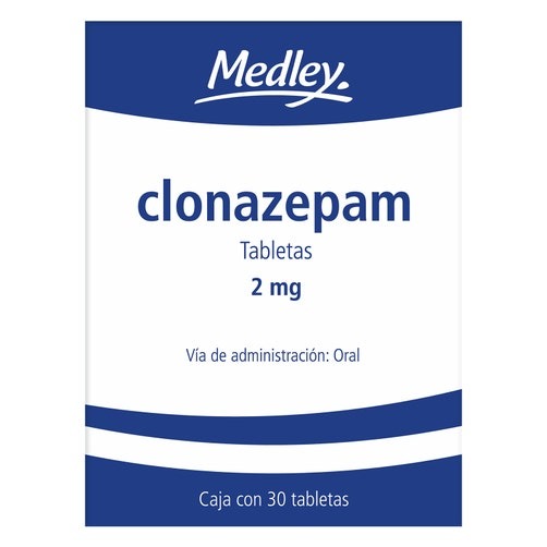 Clonazepam tabletas 2mg c/30