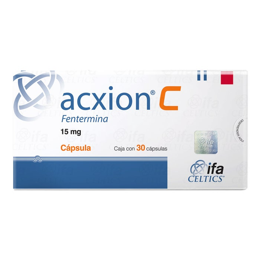Acxion C 15mg capsulas caja c/30