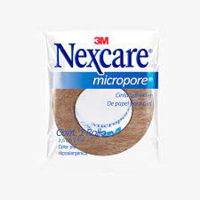Nexcare cintra micropore color piel 2,5cm X 5m
