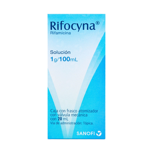 Rifocyna solucion topica 1g/100mL