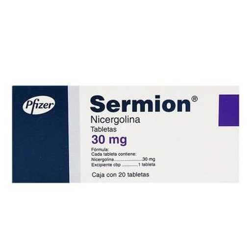 Sermion 30mg c/ 20 tabletas